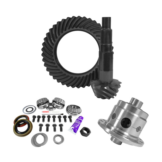 11.25 Inch Dana 80 Thin 3.73 Rear Ring & Pinion, Install Kit, 35 Spline Posi, 4.375 Inch USA Standard Gear