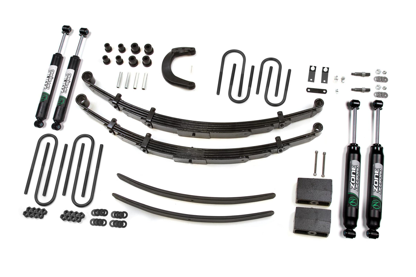 88-91 Chevy 1/2 Ton SUV 6 Inch Lift Kit With Nitro Shocks Zone Offroad-1