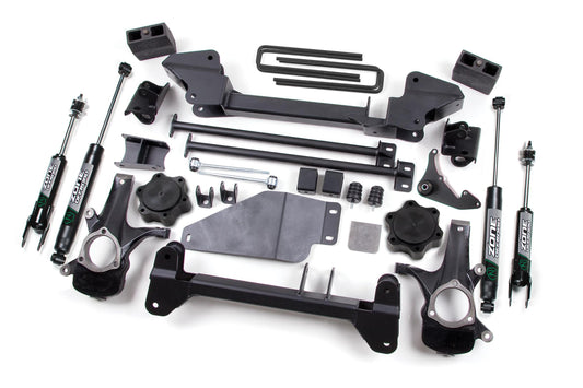 99-06 K1500 00-06 Silverado/Sierra 1500 6 Inch Torsion Bar Drop Lift Kit Zone Offroad-1