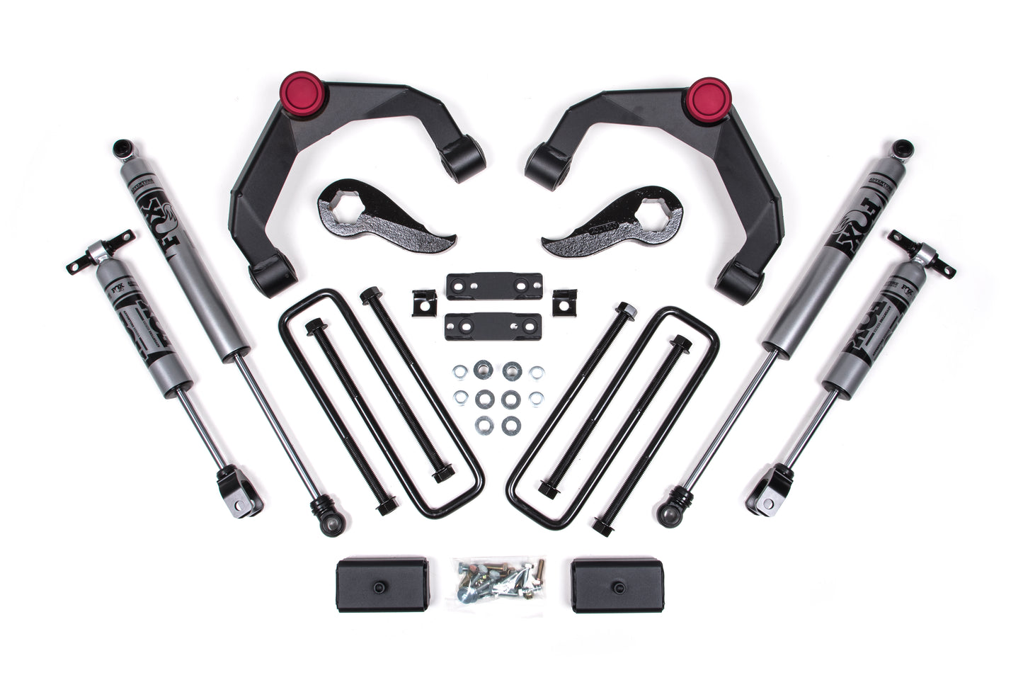 20-24 Silverado/Sierra 2500/3500 HD 3 Inch Adventure Series OE Key 84634344 With Overloads Fox Adventure Shocks Zone Offroad-1