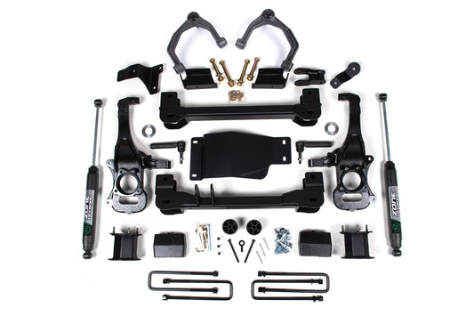 19-24 Silverado/Sierra 1500 4 Inch Lift Kit Zone Offroad-1