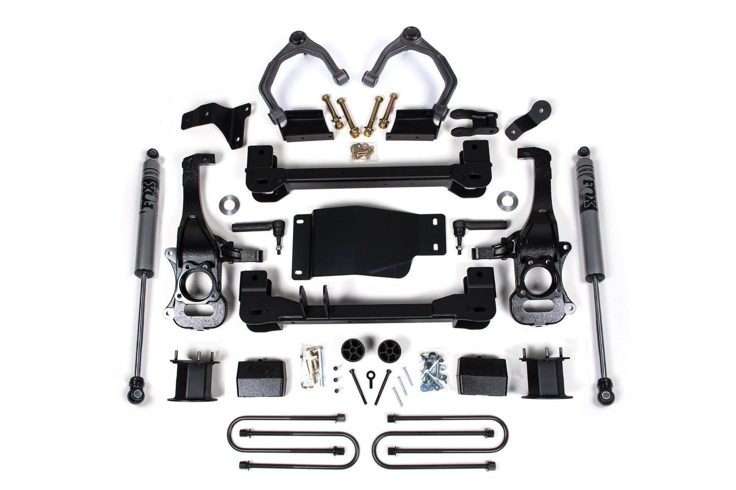 Zone Offroad 4 Inch Lift Kit For 2025 Silverado/Sierra 1500 4WD 3 Inch Rear Block Spacer Front Zone Offroad
