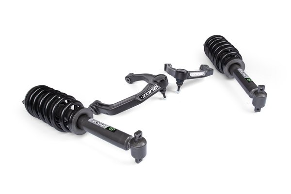 19-26 Chevrolet Silverado 1500 - GMC Sierra 1500 4WD 2 Inch Leveling Kit, 0 Inch Rear Lift - Nitro Loaded Struts Zone Offroad-2