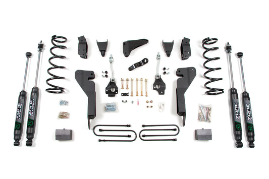 05-07 RAM 2500 Powerwagon 4WD 4 Inch Lift Kit With Nitro Shocks Zone Offroad-1