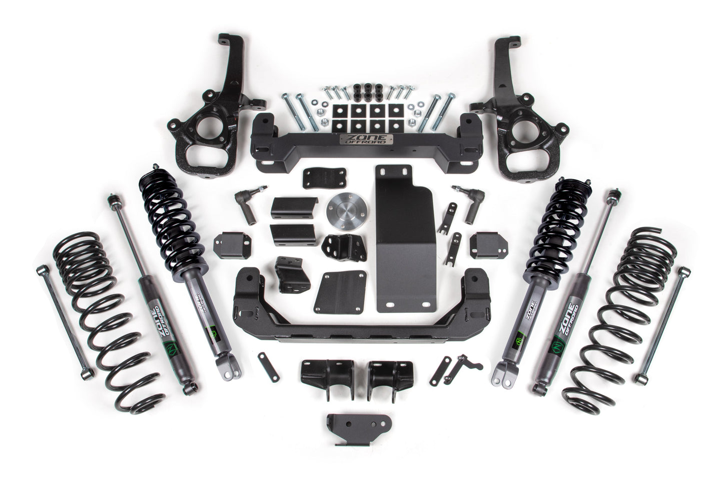 2025 Ram 1500 Rebel 4WD 5 Inch Suspension Lift Kit, 4 Inch Rear Lift, Coil Spring - Strut Spacer, Fox 2.0 Adventure Series Shocks Zone Offroad