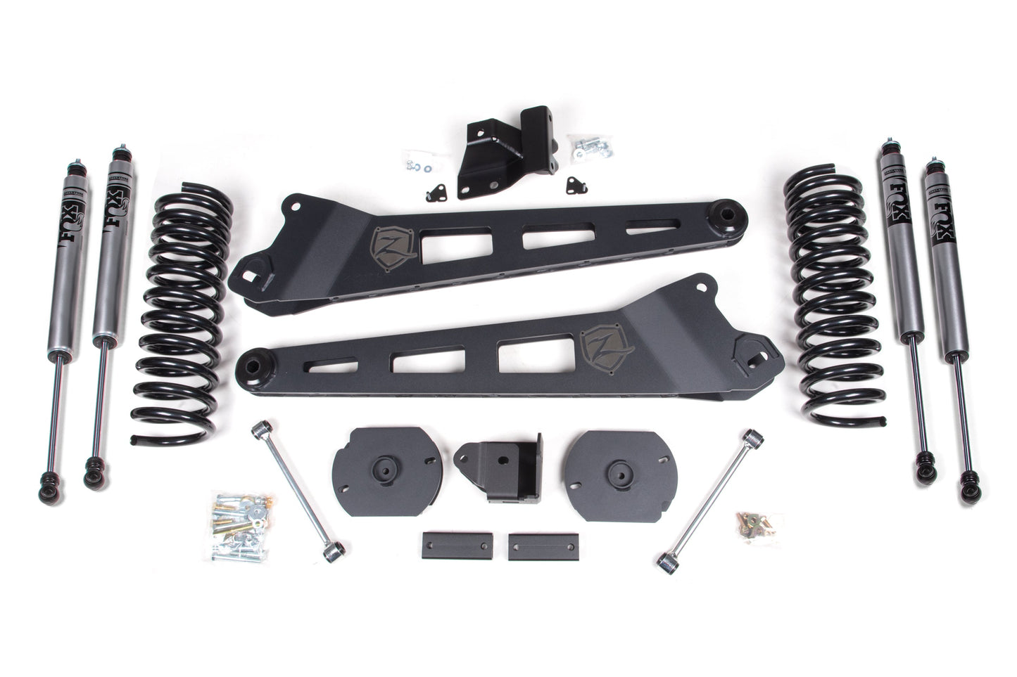 2025 Ram 2500 4WD (Diesel) 3 Inch Suspension Lift Kit, 1.25 Inch Rear Lift, Spacer - Fox 2.0 Adventure Series Shocks Zone Offroad