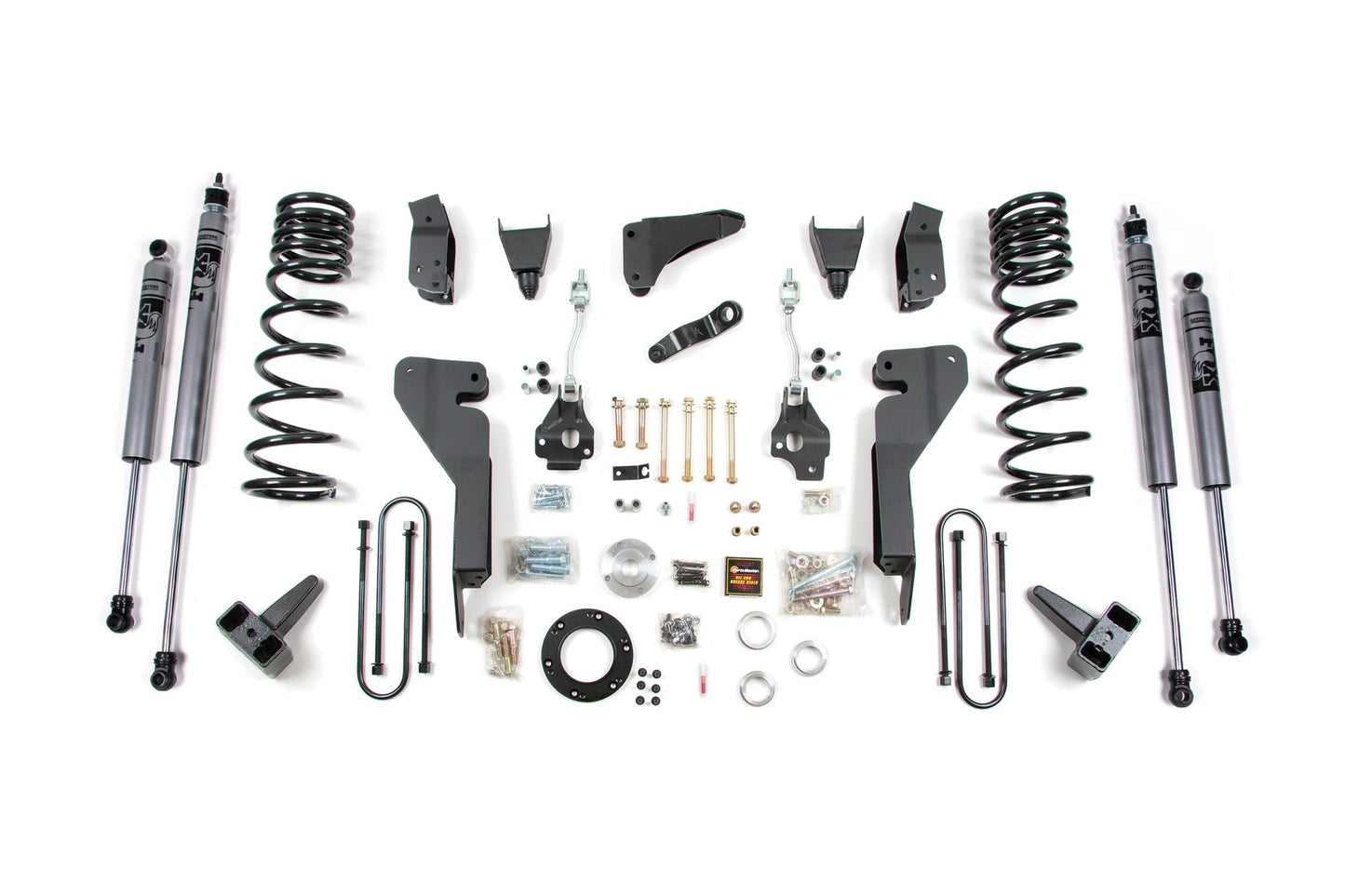 03-07 Dodge RAM 2500 8 Inch Lift Kit With 3.5 Inch Axle Diesel Fox Shocks Zone Offroad