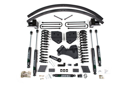 17-19 Ford F-250/F-350 Super Duty 6 Inch Lift Kit 4 Inch Rear Block & AAL Diesel 2 Leaf Main Zone Offroad-1