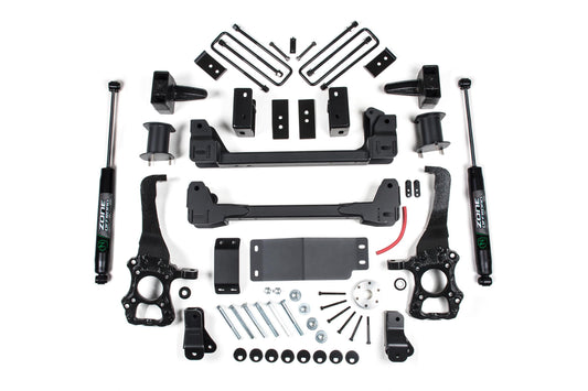 15-20 F-150 6 Inch Lift Kit 4-3/8 Inch Rear Block Zone Offroad-1