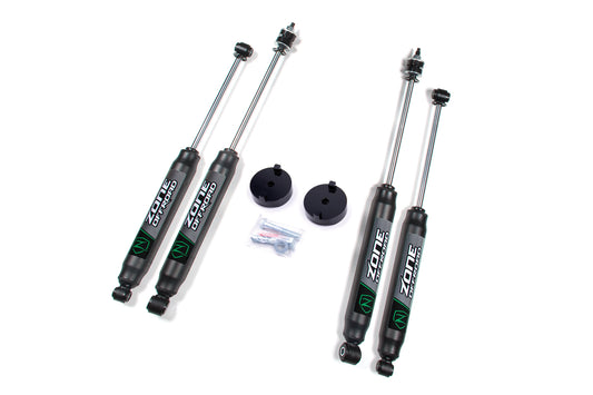 05-16 Ford F-250/350 1 Inch Front Coil Spacer No Shocks Zone Offroad-1