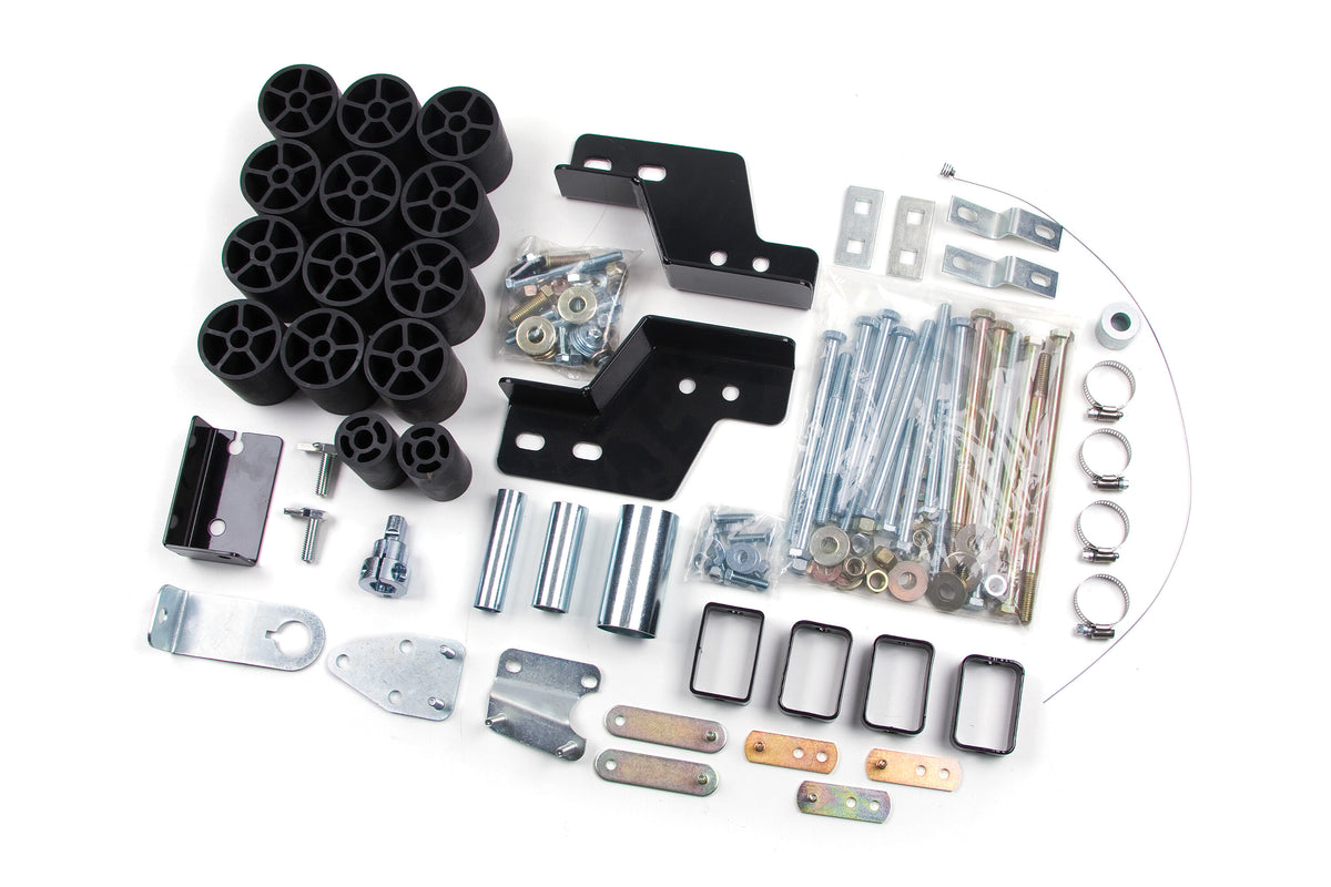 04-05 Ford F-150 3 Inch Kit w/Factory Hitch Zone Offroad-1