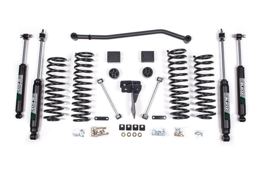 07-15 Jeep Wrangler JK 4 Door 4 Inch Coil Spring Lift Kit With Nitro Shocks Zone Offroad-1
