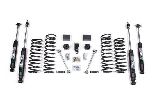 12-18 Jeep Wrangler JK 2 Door 3 Inch Coil Spring Lift Kit With Nitro Shocks Zone Offroad-1