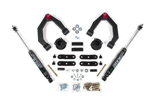 07-21 Toyota Tundra 3.5 Inch Adventure Series Lift With Nitro Shocks Zone Offroad-1