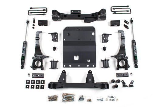 16-23 Toyota Tacoma 4 Inch Front 3 Inch Rear Lift Kit With Nitro Shocks Zone Offroad-1