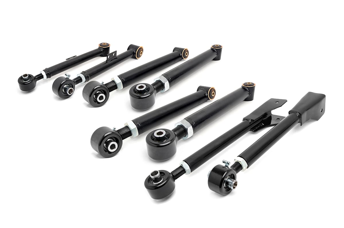 X-Flex Control Arms | Complete Set | Jeep Wrangler TJ (97-06)/Wrangler Unlimited (04-06) Rough Country