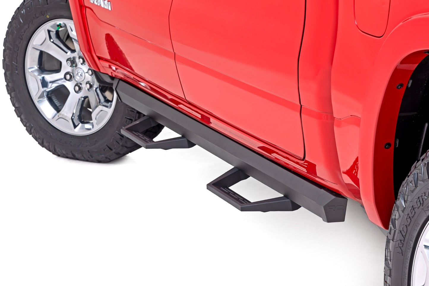 SRL2 Adj Aluminum Step | Crew Cab | Ram 1500 (19-25)/1500 TRX (21-24) Rough Country