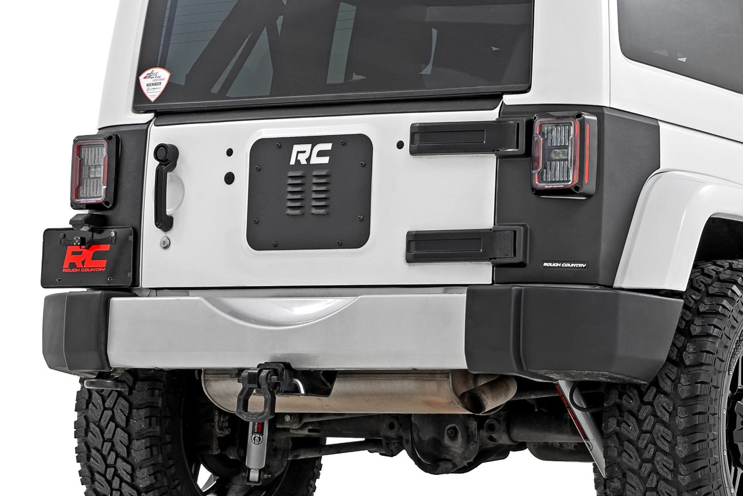 Trail Cladding | Rear Corners | Jeep Wrangler JK/Wrangler Unlimited (07-18) Rough Country
