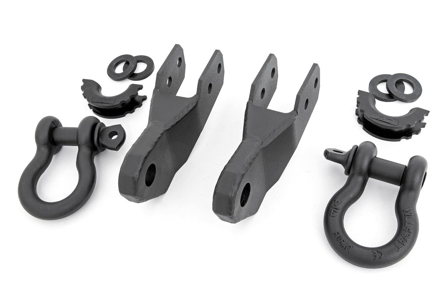 Tow Hook to Shackle Bracket | D-Ring Combo | Chevy Colorado 2WD/4WD (15-22) Rough Country