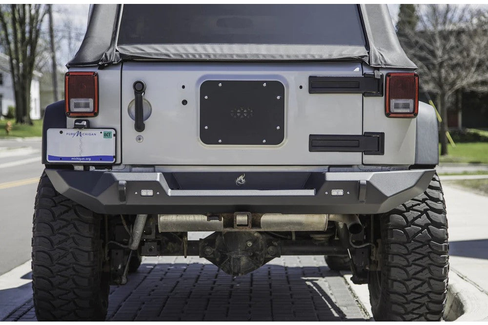 Pyro Full-Width Rear Bumper | Jeep Wrangler JK CrawlTek Revolution