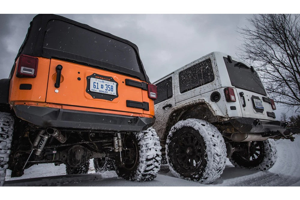 Tailgate Plate / License Plate Relocation | Jeep Wrangler JK CrawlTek Revolution