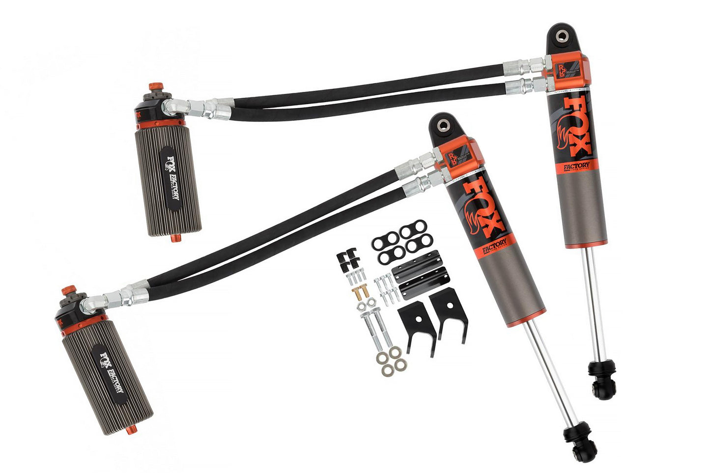 FOX 3.0 Internal Bypass Reservoir Front Shocks Adjustable | Factory Race | 3.5-4.5 Inch Lift | Jeep Wrangler JL (18-25) FOX