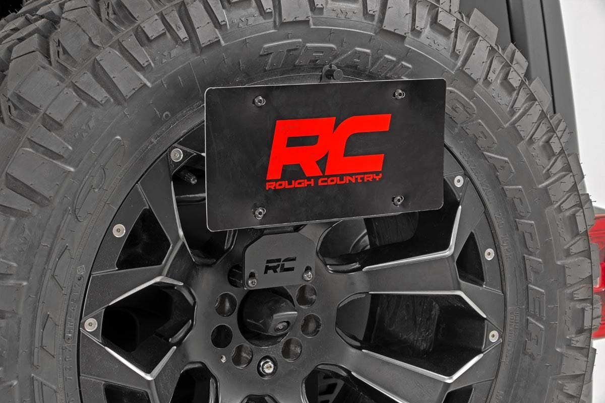 License Plate Relocation Bracket | Jeep Wrangler JK/Wrangler Unlimited (07-18) Rough Country