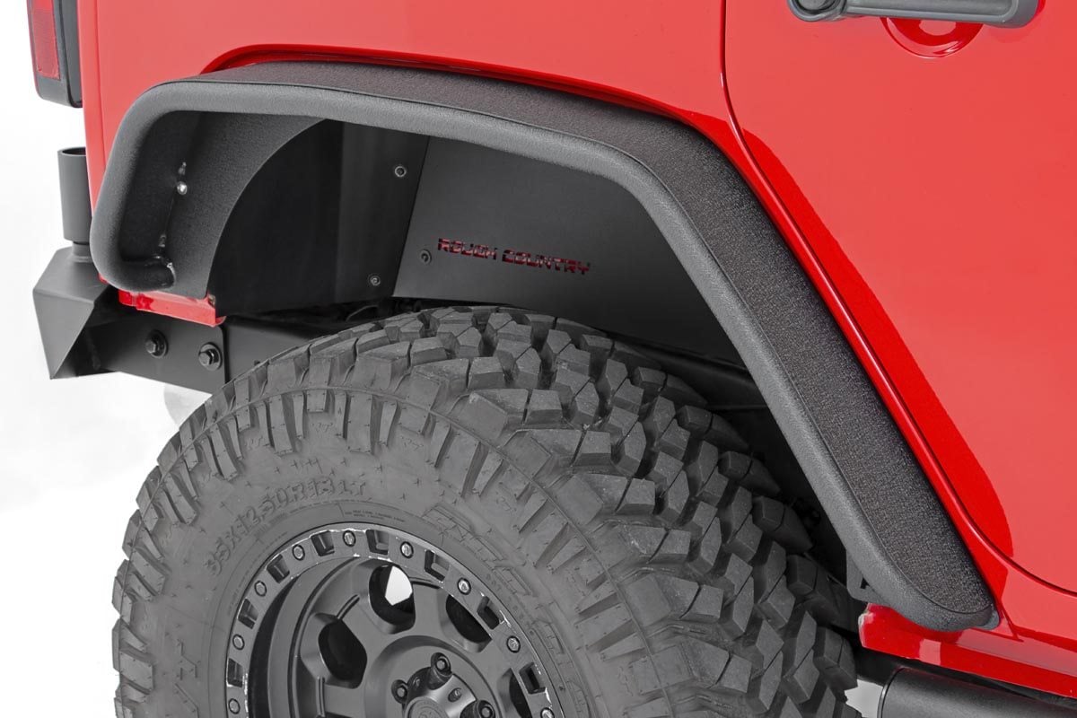 Fender Flare | Steel | Rear | Jeep Wrangler JK/Wrangler Unlimited (2007-2018) Rough Country