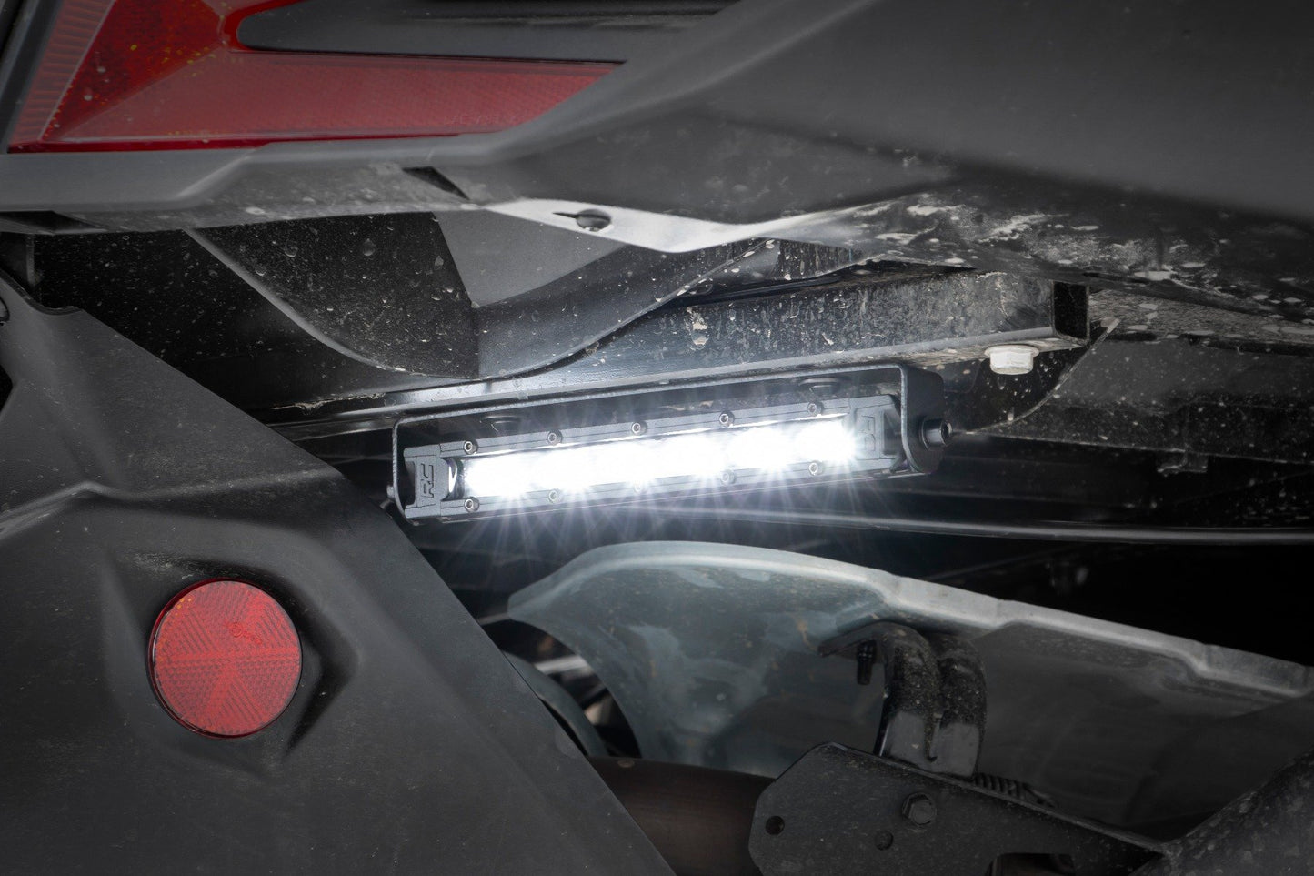 LED Light Kit | Tail Light Mount | 6" Black Slimline Pair | Can-Am Maverick X3 Rough Country