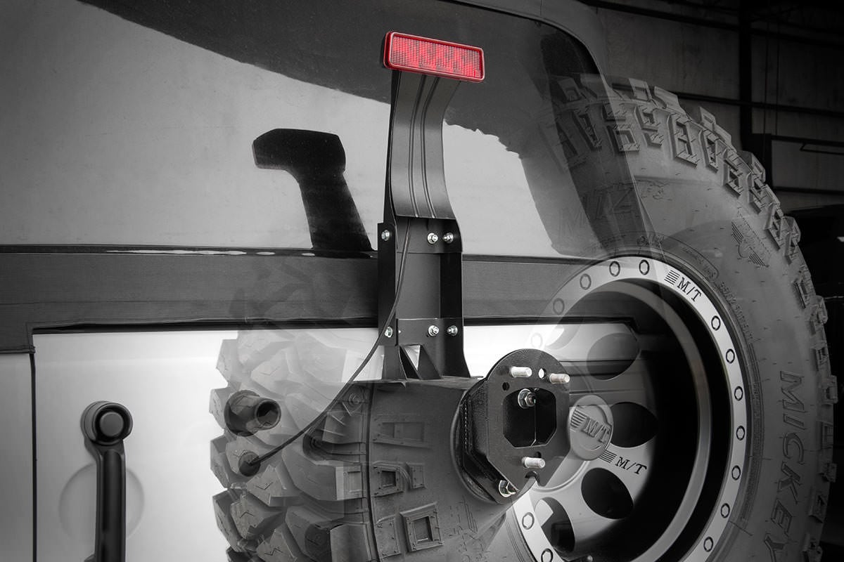 3rd Brake Light Extension | Jeep Wrangler JK/Wrangler Unlimited (2007-2018) Rough Country