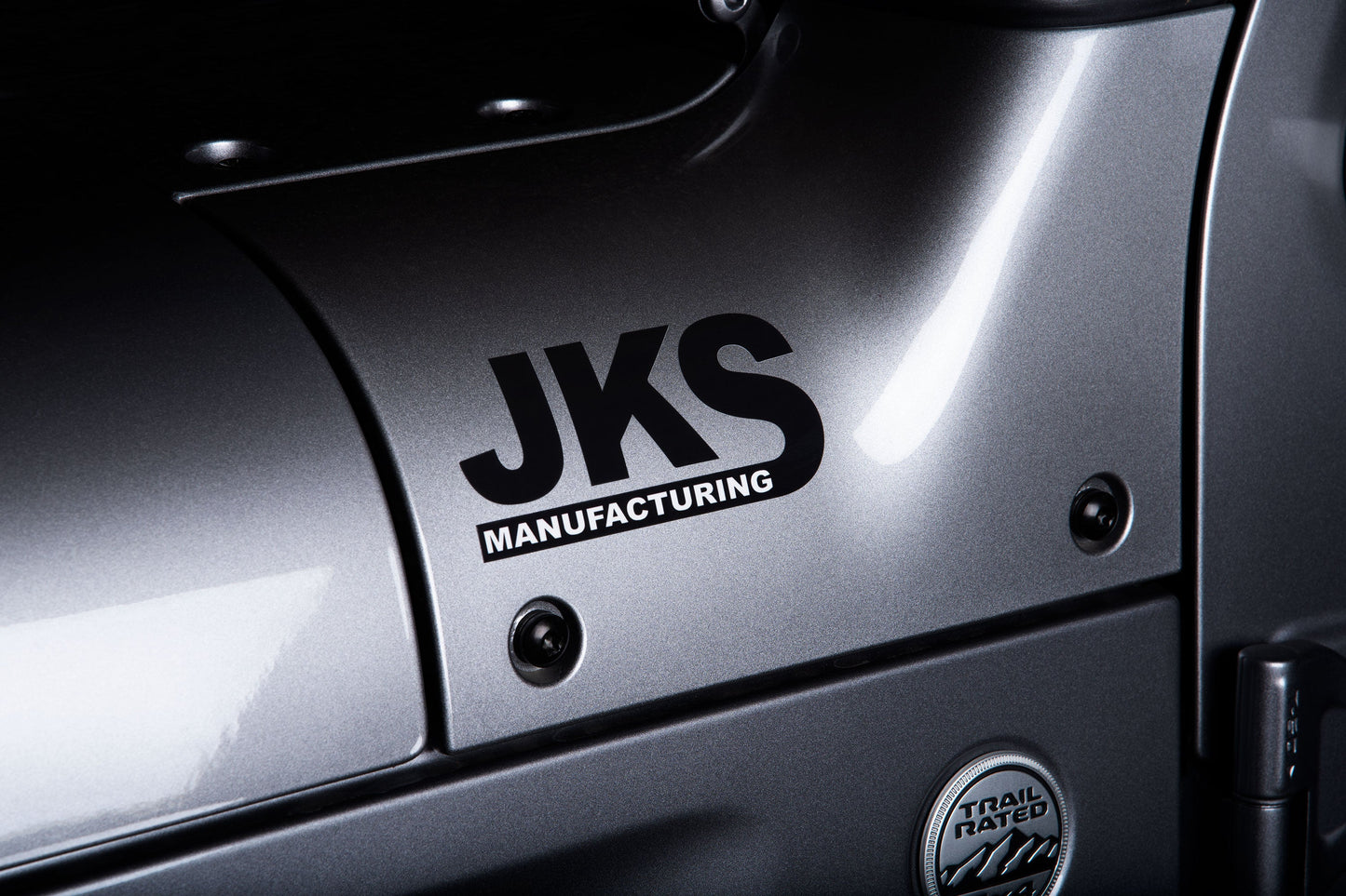 JKS Decal 2.5" x 5" | Black JKS Manufacturing