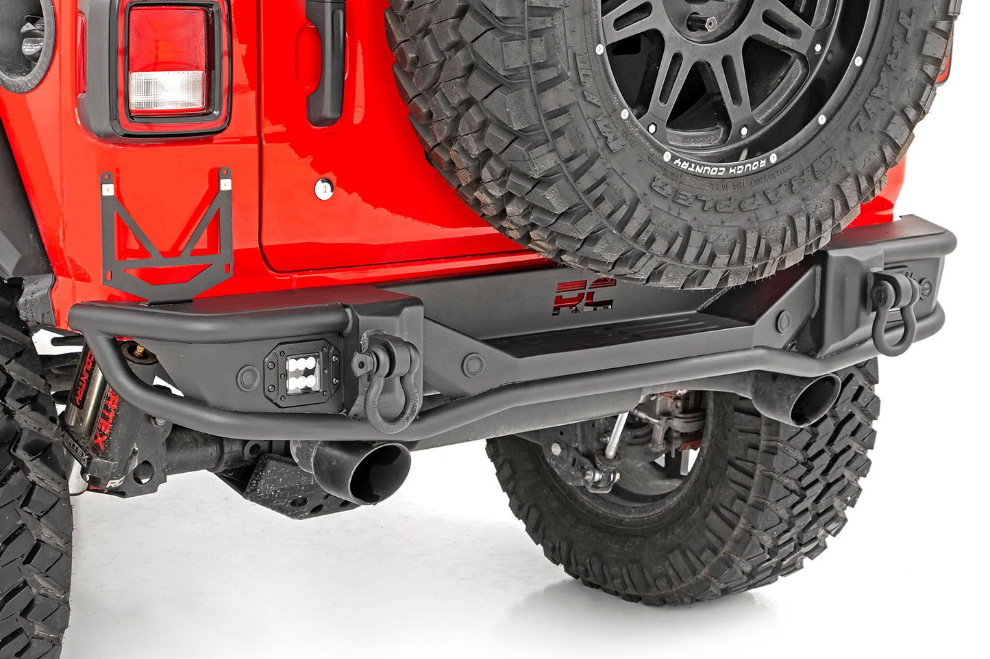 Rear Bumper | Tubular | Jeep Wrangler JL (18-24)/Wrangler Unlimited (18-24) Rough Country