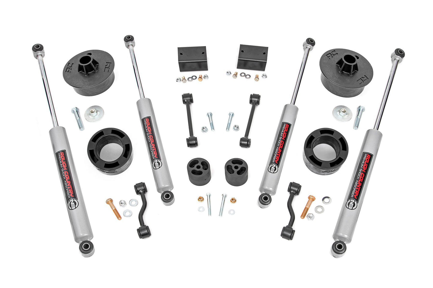 2.5 Inch Lift Kit | Spacers | N3 | Jeep Wrangler JL/Wrangler Unlimited (2024) Rough Country