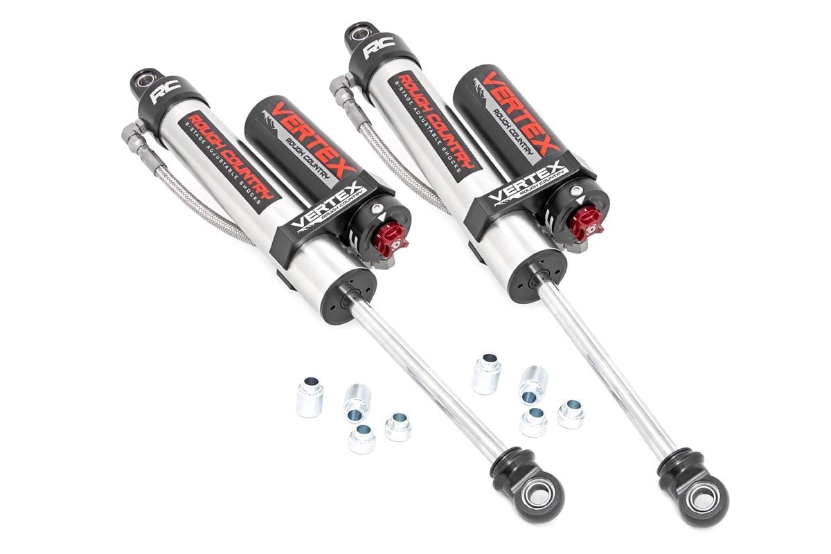Vertex 2.5 Adjustable Rear Shocks | 3.5-4.5" | Jeep Wrangler JL (18-24)/Wrangler Unlimited (18-24)  Rough Country