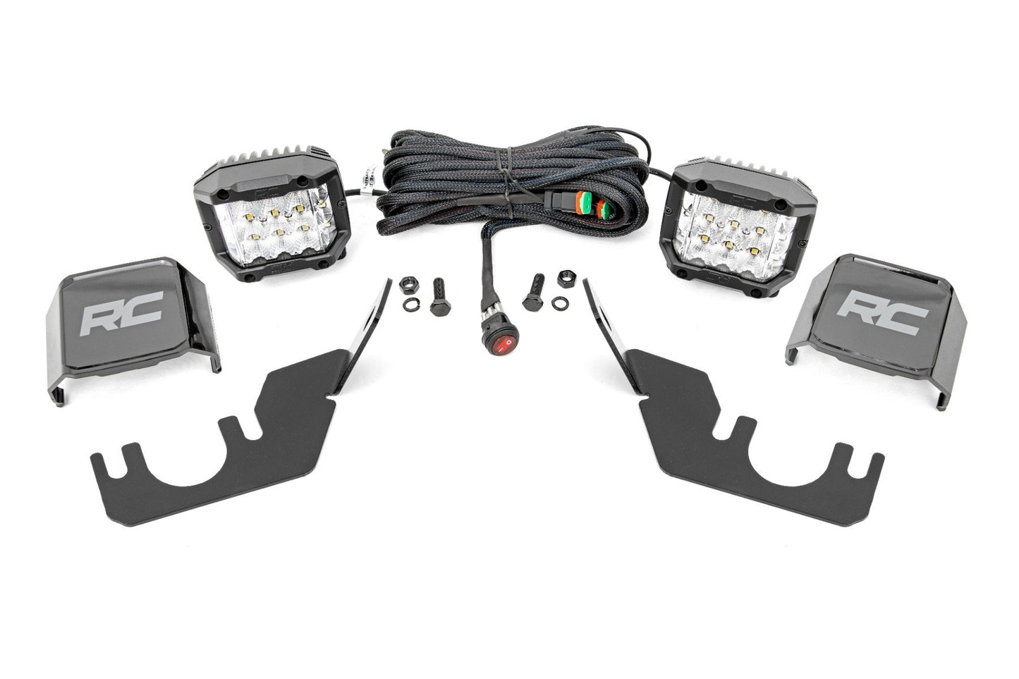 LED Light | Rear Mount | 3" OSRAM | Kawasaki Teryx 1000/Teryx 4 1000  Rough Country
