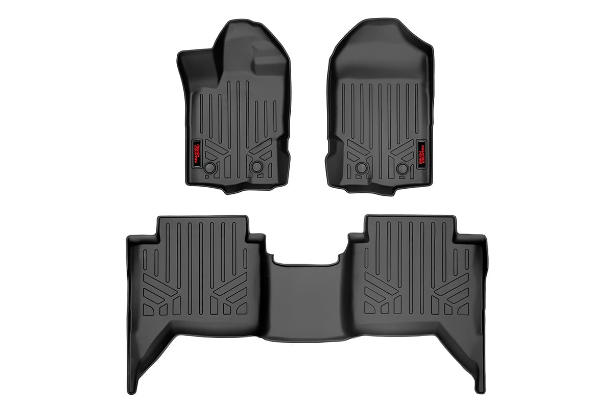 Floor Mats | FR & RR | Ford Ranger 2WD/4WD (2019-2023) Rough Country