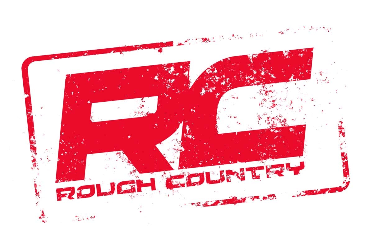 Rough Country Decal | 2.5 Inch x 4.5 Inch | Grunge Logo Rough Country