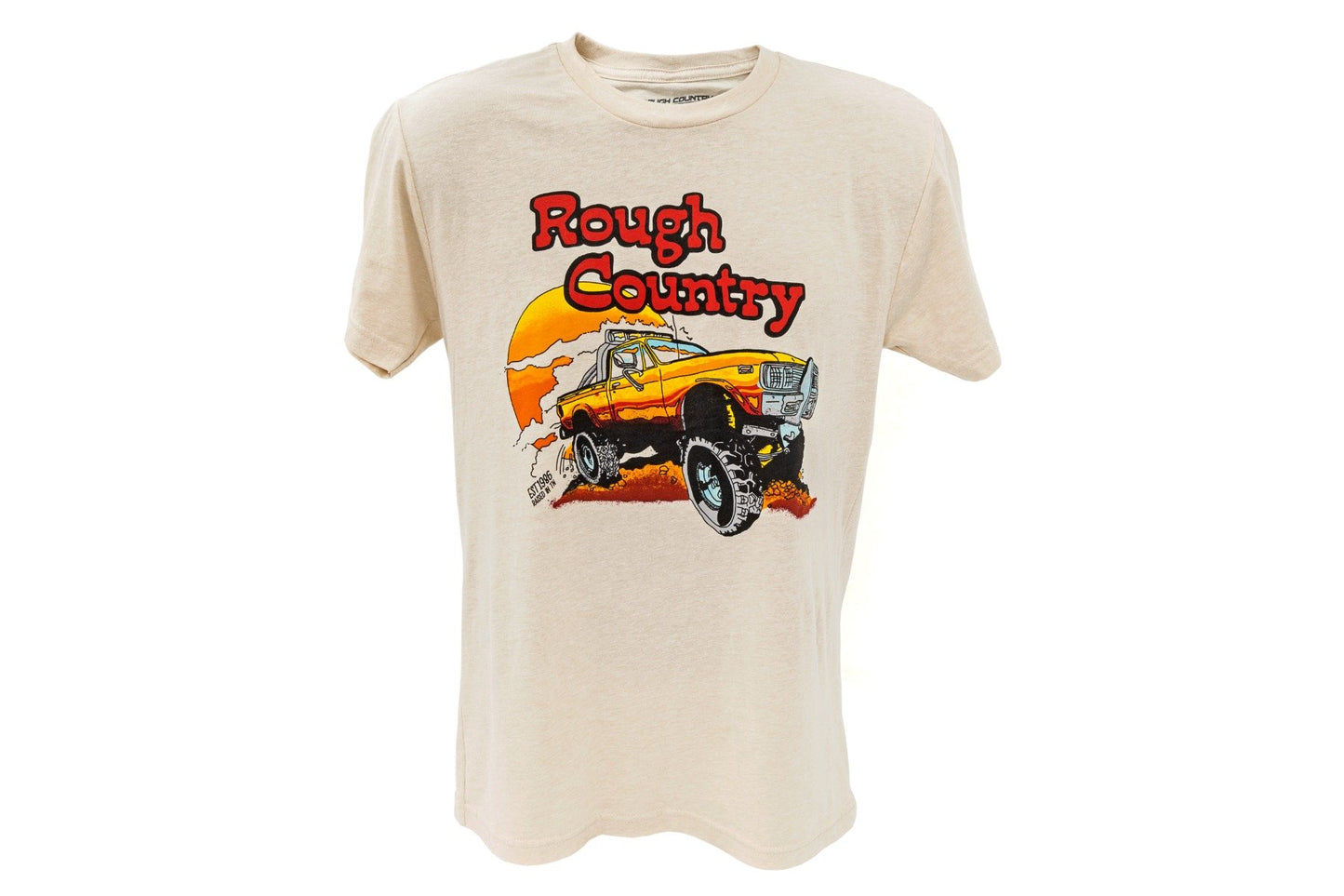 Rough Country T-Shirt | Throwback | Cream | LG Rough Country