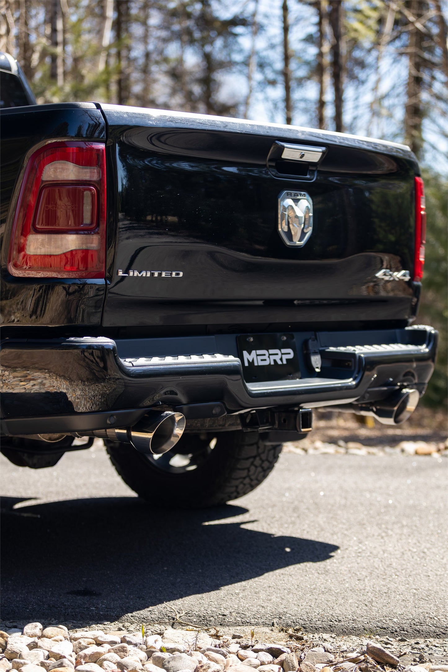 2019-24 Ram 1500 5.7L Hemi Exhaust Tips, Armor Pro 5 Inch OD Dual Wall Angle Cut, Sold In Pairs MBRP-6