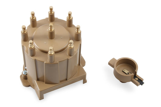 Distributor Cap & Rotor Kit Hei Style Tan 1987-1993 Various GM Screw Down Cap ACCEL-1