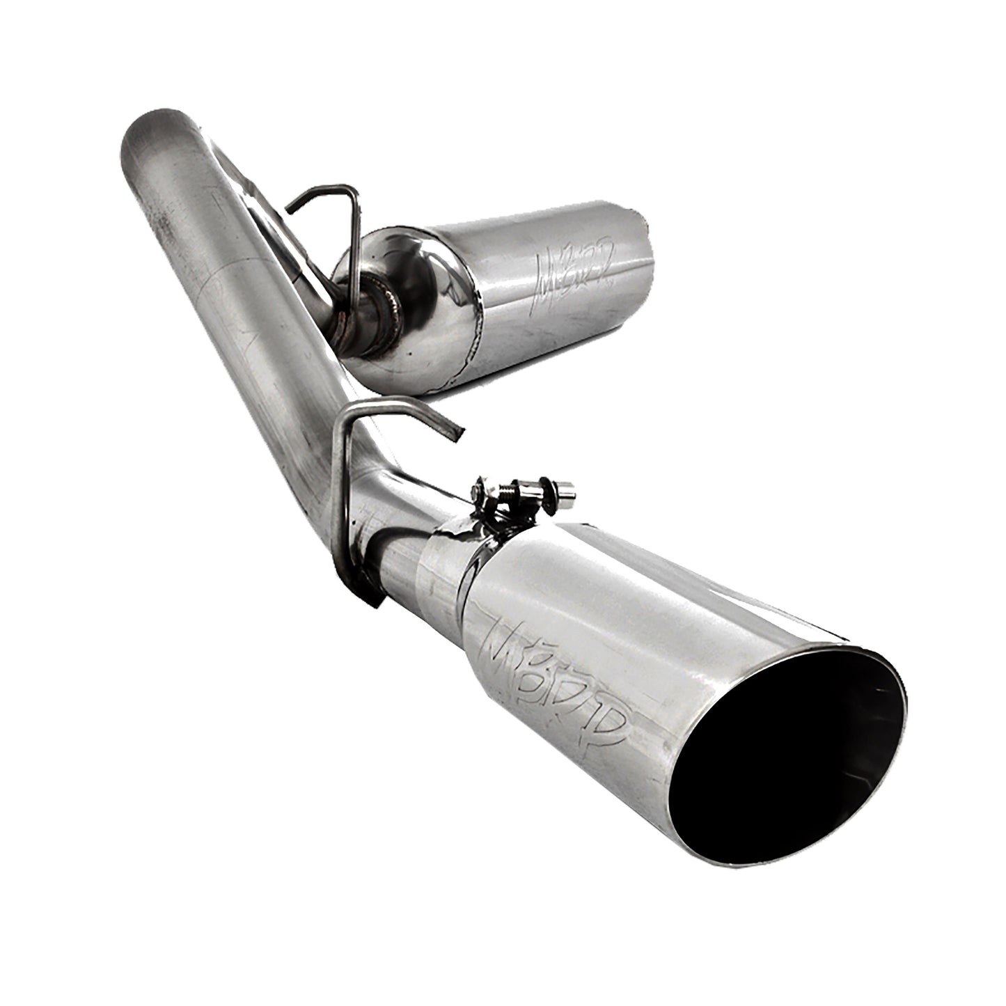 Cat Back Exhaust System Single Side Aluminized Steel For 97-99 Jeep Wrangler TJ MBRP