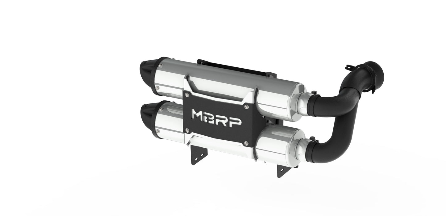 Dual Slip-On Performance Series For 17-Up Can-Am Maverick X3/Turbo/Turbo R/Turbo RR MBRP