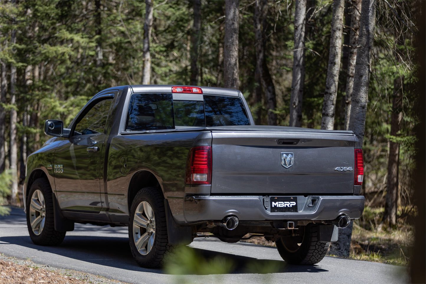 2009-2018 Ram 1500 and 2019-2024 Ram 1500 5.7L Hemi Exhaust Tips, Armor Pro 5 Inch OD Dual Wall Angle Cut. Sold In Pairs MBRP-7