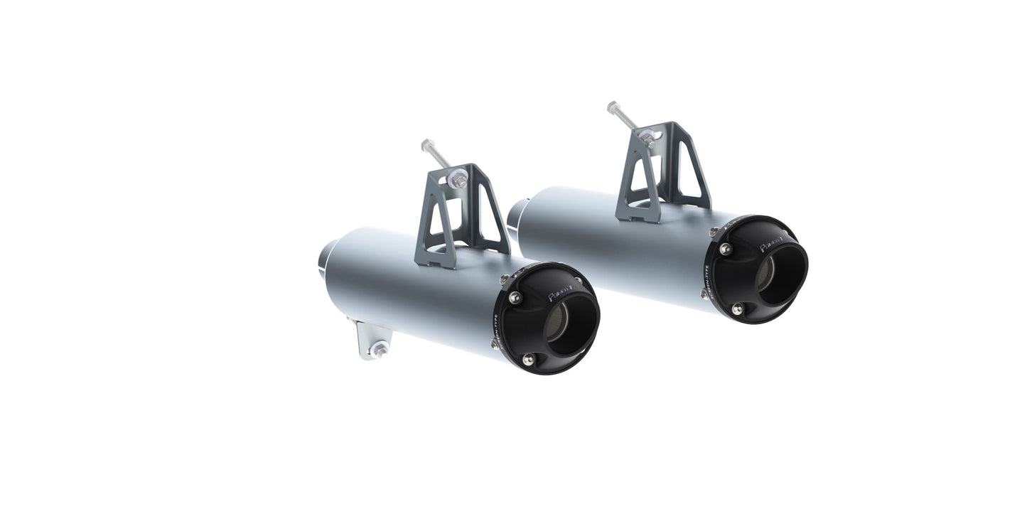 Dual Slip-On Mufflers For 13-18 Can-Am Maverick MBRP