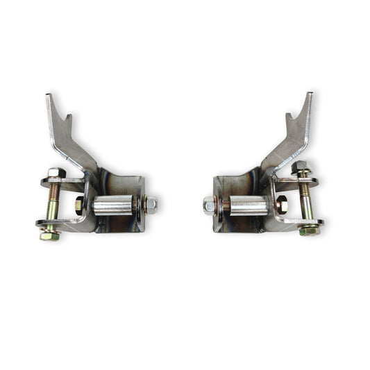 Jeep Front Lower Shock Relocation Brackets (18-Present JL/JT) Clayton Off Road-1