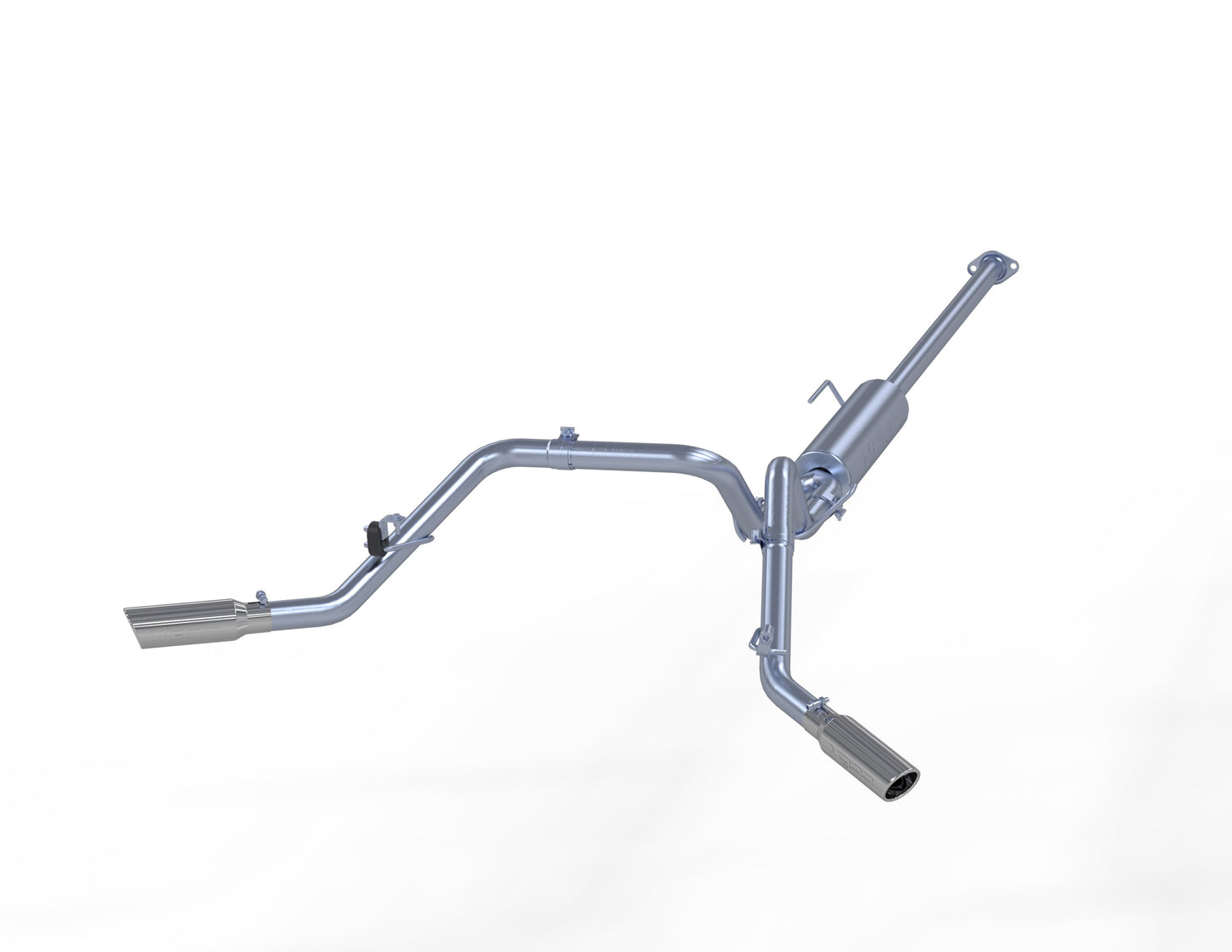 Cat Back Exhaust System Dual Split Side Aluminized Steel For 05-15 Toyota Tacoma MBRP