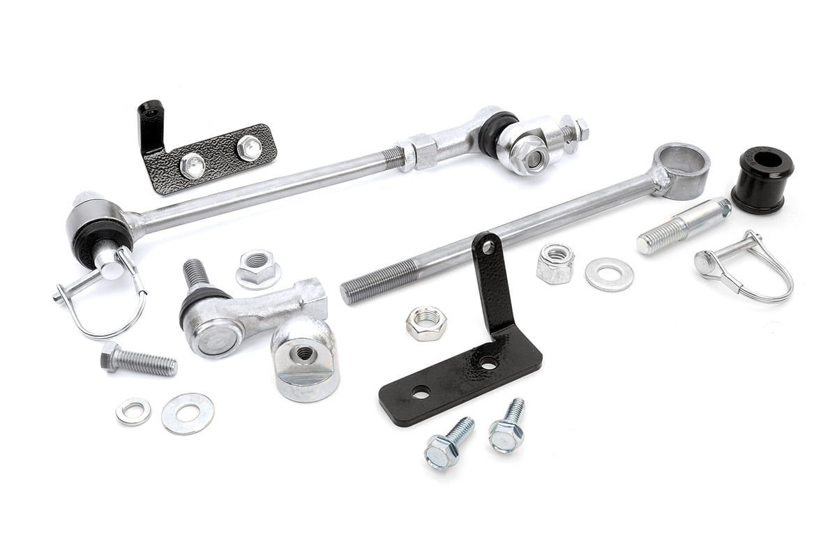 Quick Disco Sway Links | 3.5-6.5 Inch Lift | Jeep Cherokee XJ (84-01)/Comanche MJ (86-92) Rough Country