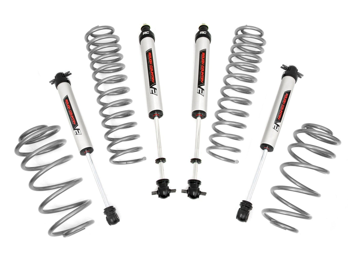 2.5 Inch Lift Kit | 4 Cyl | V2 | Jeep Wrangler TJ (97-06)/Wrangler Unlimited (04-06) Rough Country