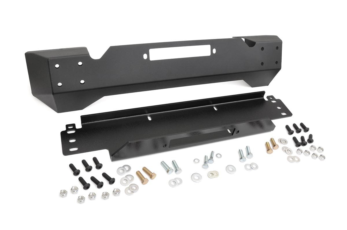 Front Stubby Winch Bumper | Jeep Wrangler TJ (97-06)/Wrangler Unlimited (04-06) Rough Country
