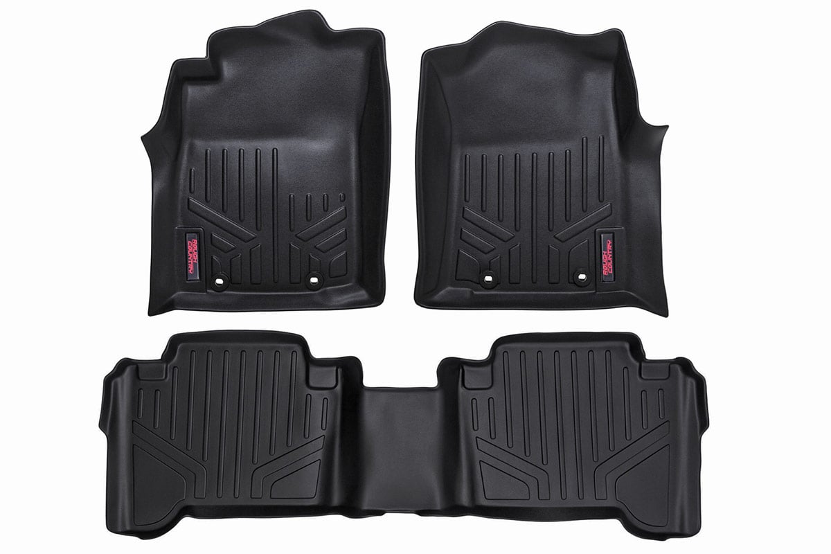 Floor Mats | Front and Rear | Toyota Tacoma 2WD/4WD (2012-2015) Rough Country